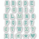 Search for floral letters stickers Unique