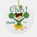 Search for cheerleader ornaments Gold