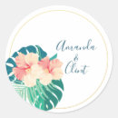 Search for hawaiian wedding stickers Elegant