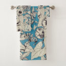 Search for blue flowers bath towels Vintage