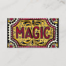 Search for black magic business cards Red