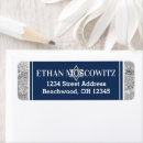 Recherche de mitzvah return address labels Classique