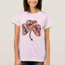 Recherche de feuille de coeur tshirts Rouge