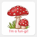 Search for red mushrooms stickers Amanita muscaria