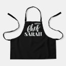 Search for kids chef aprons Black