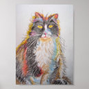 Recherche de dessin de chat posters Pour elle