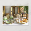 Recherche de salon thé cartes postales Vintage