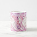 Search for letter u mugs Pink