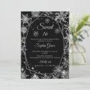 Search for winter sweet 16 invitations Snowflake