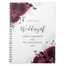 Search for wedding planner notebooks Burgundy