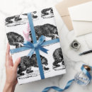 Search for black bear wrapping paper Vintage