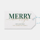 Search for green gift tags Typography