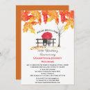 Search for autumn wedding anniversary invitations Elegant