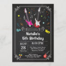 Search for rock star birthday invitations Music birthday party