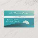 Search for resort business cards Beach