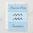 Search for aquarius birthday invitations Astrology