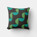 Search for turquoise and brown pillows Green