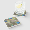 Search for peacock feather coasters Green