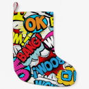 Search for comic christmas stockings Pattern