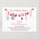 Recherche de ustensiles invitations Rouge