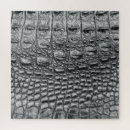 Recherche de crocodile puzzles Cuir