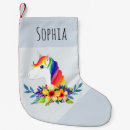 Search for unicorn christmas stockings Whimsical