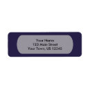 Search for dark background return address labels Colour