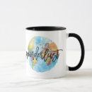 Search for wanderlust mugs World map