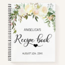 Search for bridal shower recipe books Watercolor