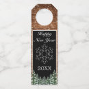Search for new year bottle tags Rustic