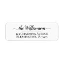 Search for family last name return address labels Minimalist