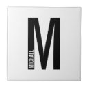 Recherche de nom famille carreaux Monogramme