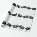 Search for checkered flag wrapping paper Chequered