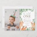 Recherche de renard anniversaire invitations Premier anniversaire du garçon
