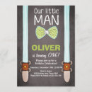 Search for bow tie birthday invitations Little man