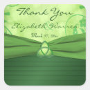 Search for love knot wedding stickers Green