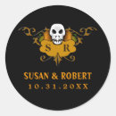 Search for skull wedding stickers Creepy