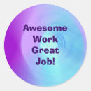Search for great work stickers Recognition