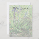Search for purple iris stamp invitations Garden