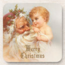 Search for vintage santa claus coasters Old world santa