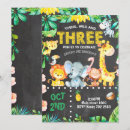 Recherche de anniversaire z de cartes invitations Jungle
