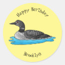 Search for loon bird stickers Duck
