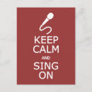 Search for sing on postcards Keep calm