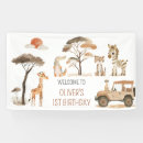 Search for safari birthday banners Wild one birthday