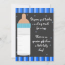 Recherche de camion bleu baby shower invitations Garçons