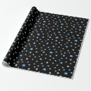 Search for blue and white stars wrapping paper Pattern