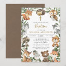 Search for woodland christening invitations Greenery
