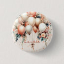 Search for party balloons buttons Watercolor