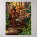 Recherche de paléontologue posters Triceratops