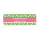 Search for quatrefoil return address labels Green